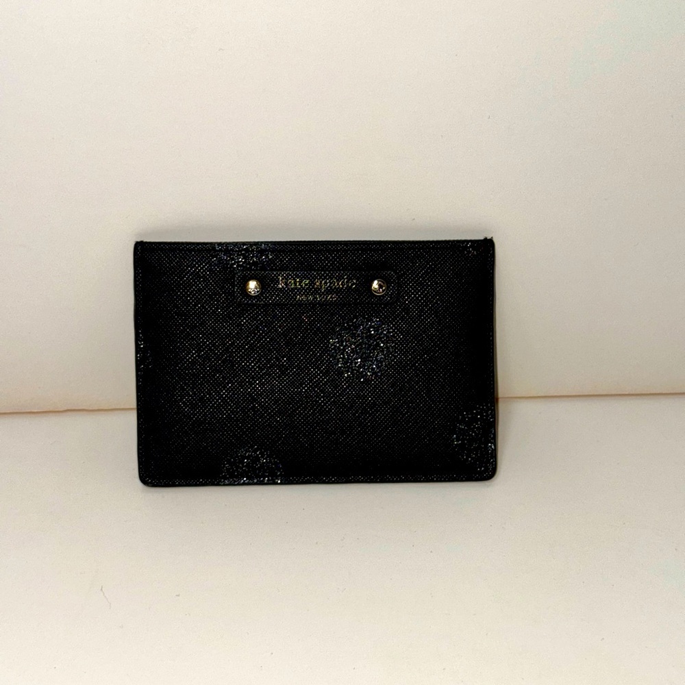 Kate Spade Metallic Bubbles Cardholder